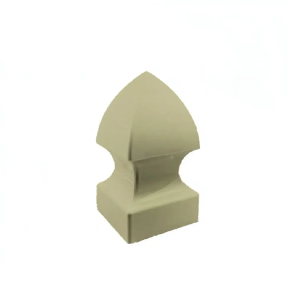 Gothic Design 5 Inch Column Cap Durable PVC Decorative Fence Post Cover Outdoor Garden Landscape Protection Gear