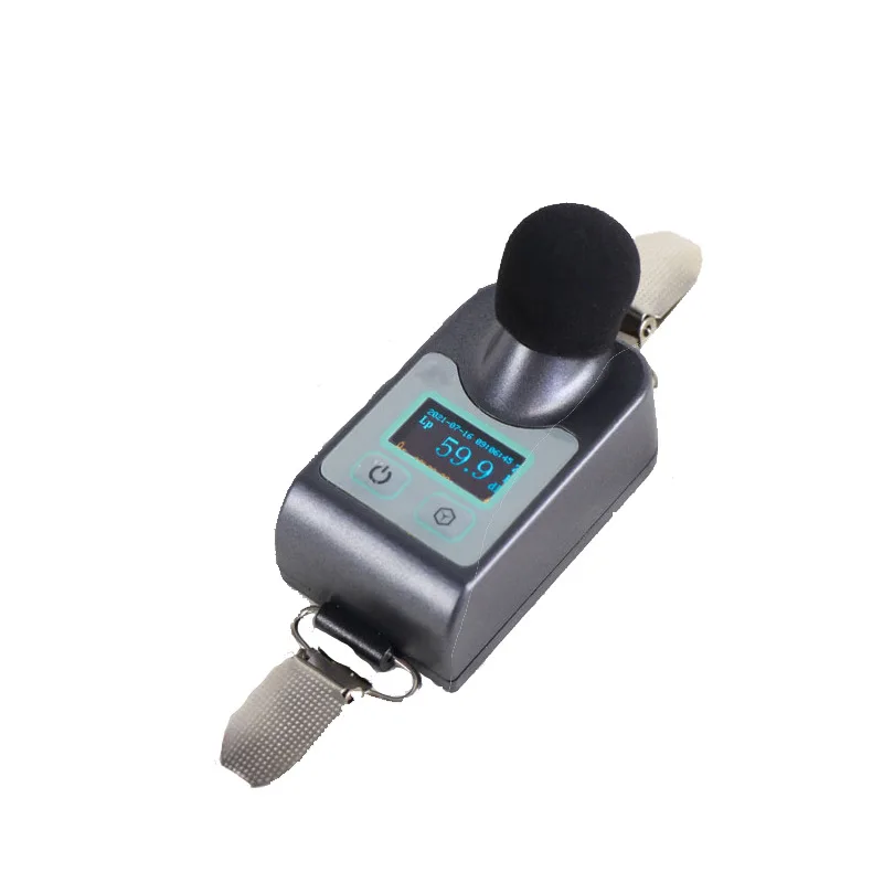 

Personal noise dosimeter, sound volume decibel tester, portable noise analyzer