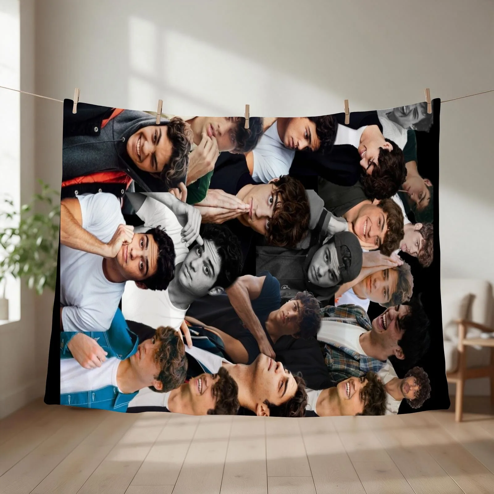 Noah Centineo Editing Throw Blanket Luxury Throw Quilt Bed Soft Big Blankets