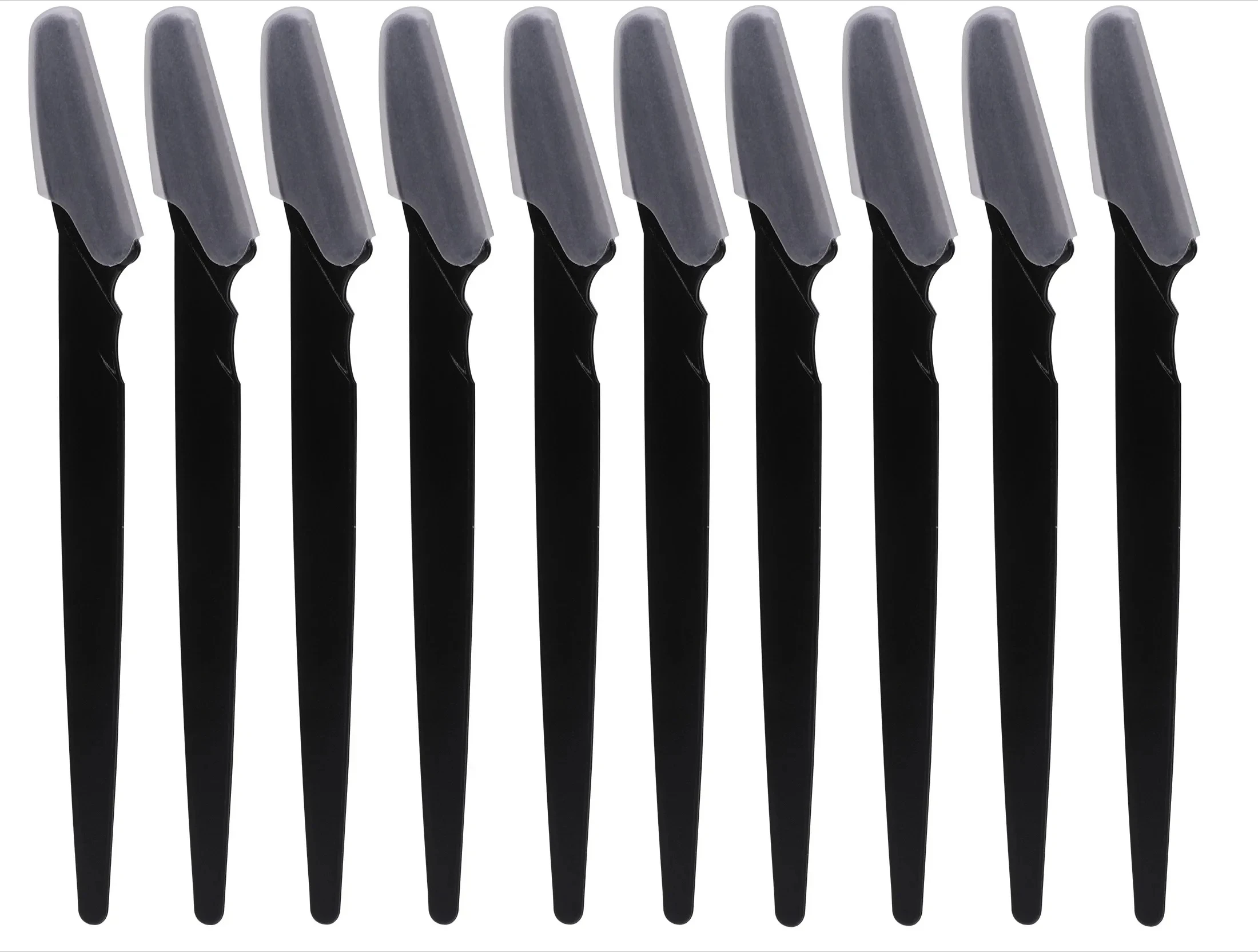 Hot Wholesale 5/10/30/40Pcs Unisex Facial Eyebrow Razors, Face Hair Trimmer Shaver Equipped with Safety Protective Cover