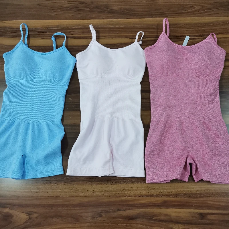 

1 шт., сексуальное боди без бретелек для фитнеса, шорты, бесшовный комбинезон для йоги, женское корректирующее белье с контролем живота, цельный тонкий комбинезон для тренировок