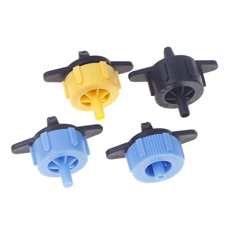 20 pz 2L/4L/8L Emettitori di Goccia Compressione di Pressione Gocciolatori Regolabili Micro Connettori Per Giardino Prato Irrigazione a goccia