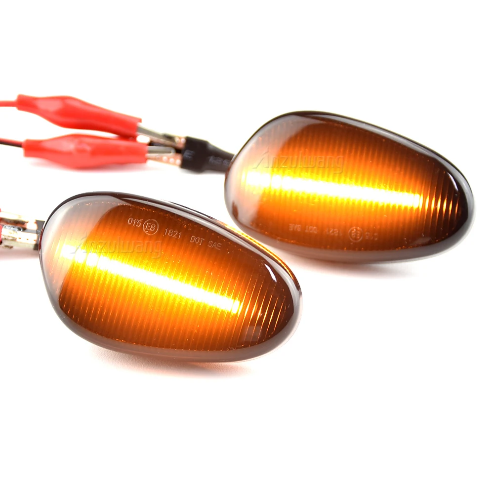 2PCS Side Mirror Light Smoke Lens Rearview Mirror Indicator lights Signal Lamp For ALFA ROMEO 145 146 155 GTV SPIDER 60603161