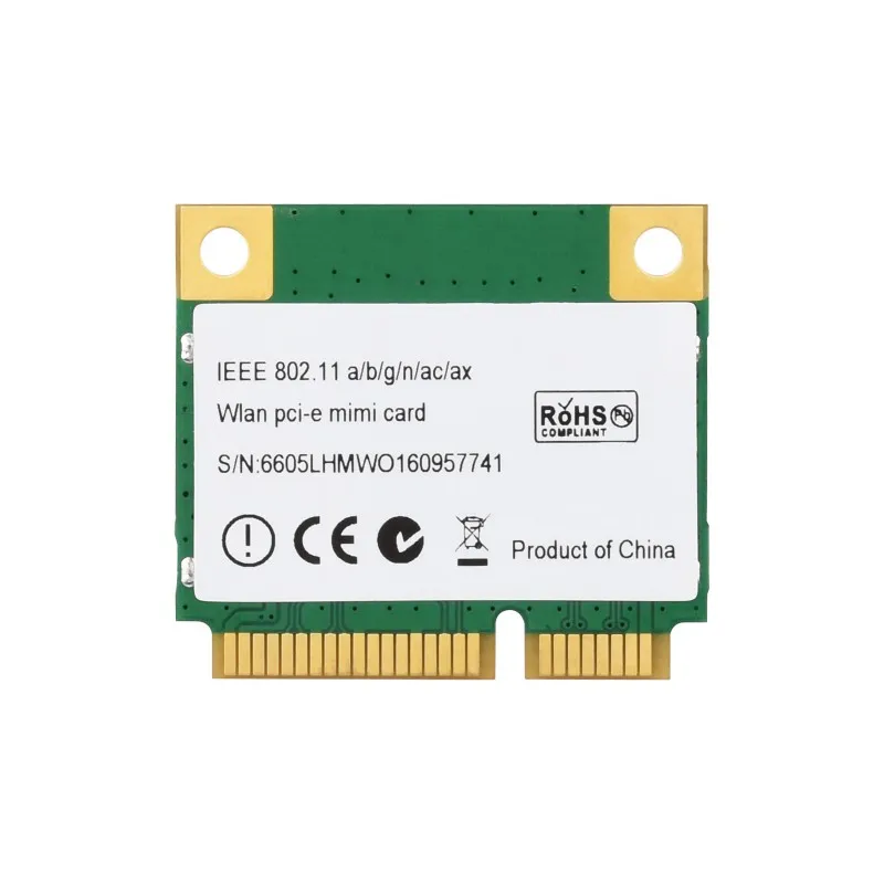 Il NIC wireless MiniPCIe AX200 Wi-Fi 6 supporta doppia banda 2.4G/5GHz