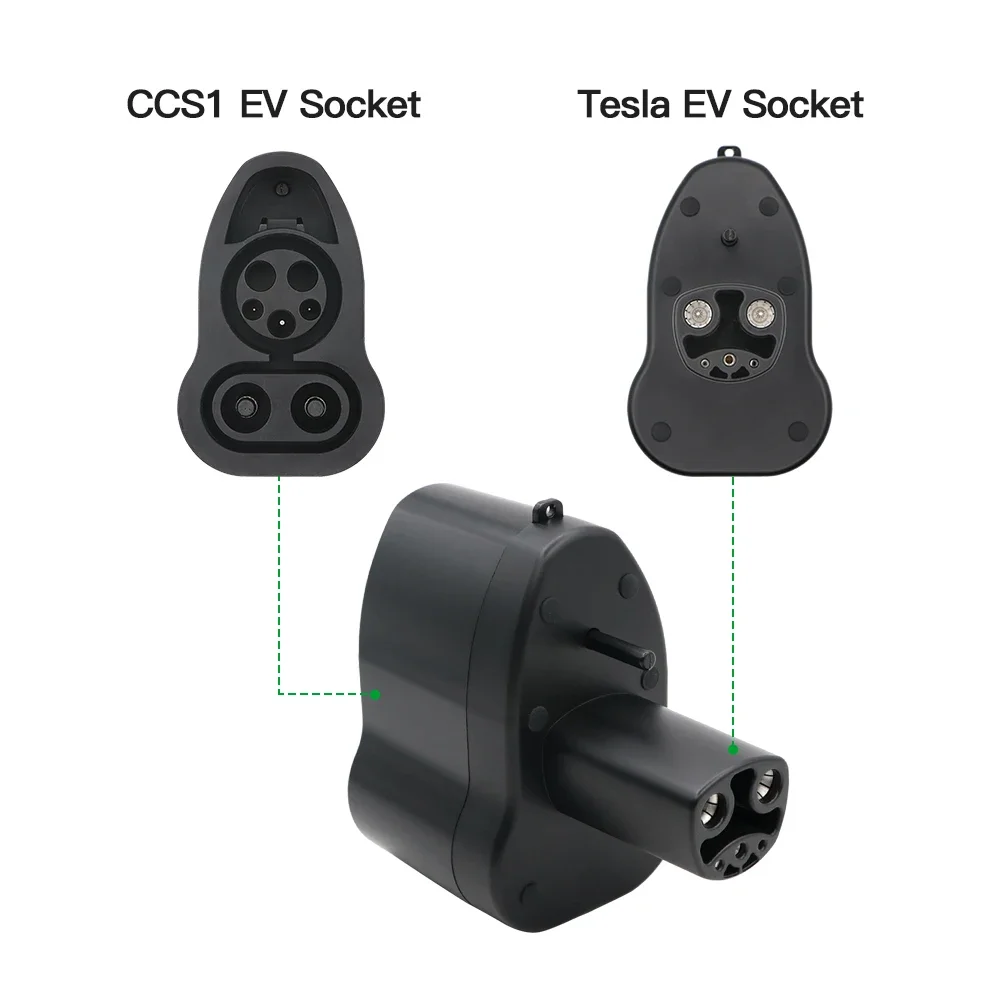 200kw 250kw Ccs1 to Ccs2 to Ccs1 GBT DC Ev Charging Charger Adapter Connector for Te/sla