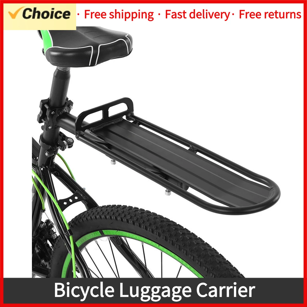 9KG Bicycle Luggage Carrier Bike Rack Aluminum Alloy Cargo Rear Rack Shelf Cycling Seatpost Bag Holder Stand MTB Install Tools