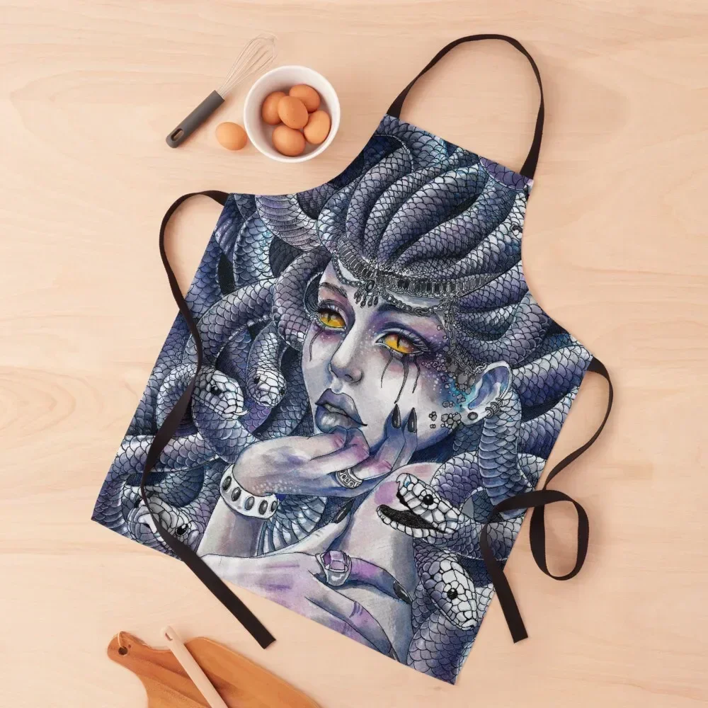 

Medusa Apron Utensils For Kitchen Christmas gift Things For Home And Kitchen Apron