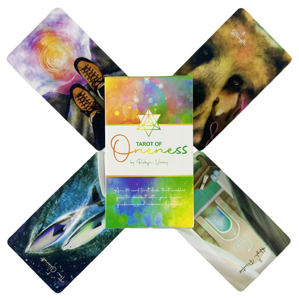

Tarot of Oneness Cards A 84 Deck Oracle English Visions Divination Edition Borad Playing Games