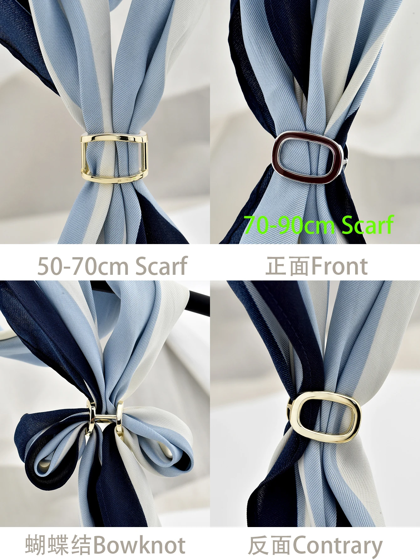 Pop-style combination of simple fashion women's scarf button spring new shoot one shot two