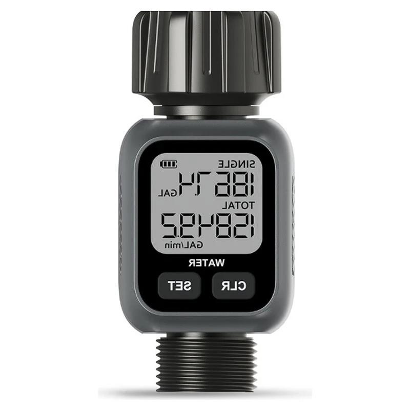 AA73 Garden Hose Water Flow Meter 4 Display Modes 3/4