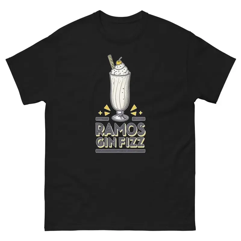 Ramos Gin Fizz Drink Delicious Popular Beverage T Shirt
