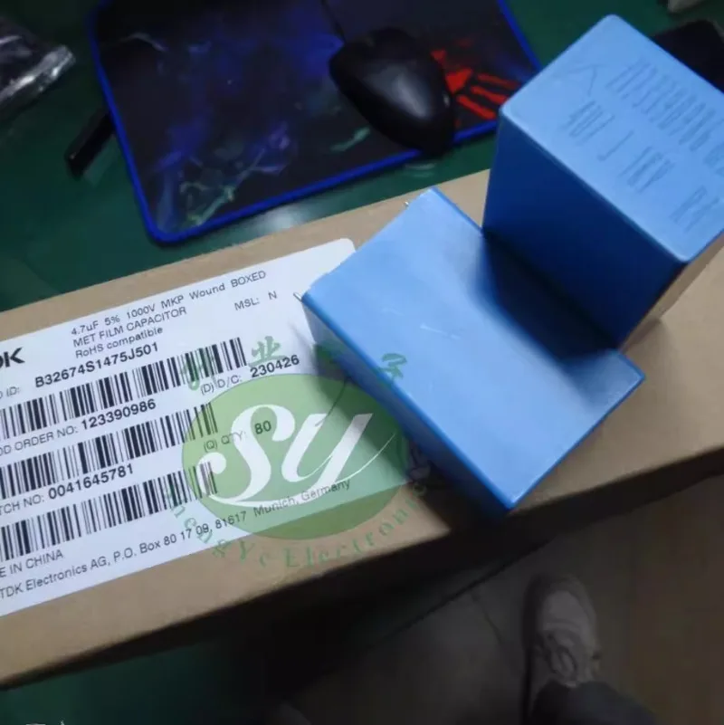 EPCOS MKP 4.7uf/1000v 4u7 475 Gloednieuwe 28mm filmcondensator B32674S1475J