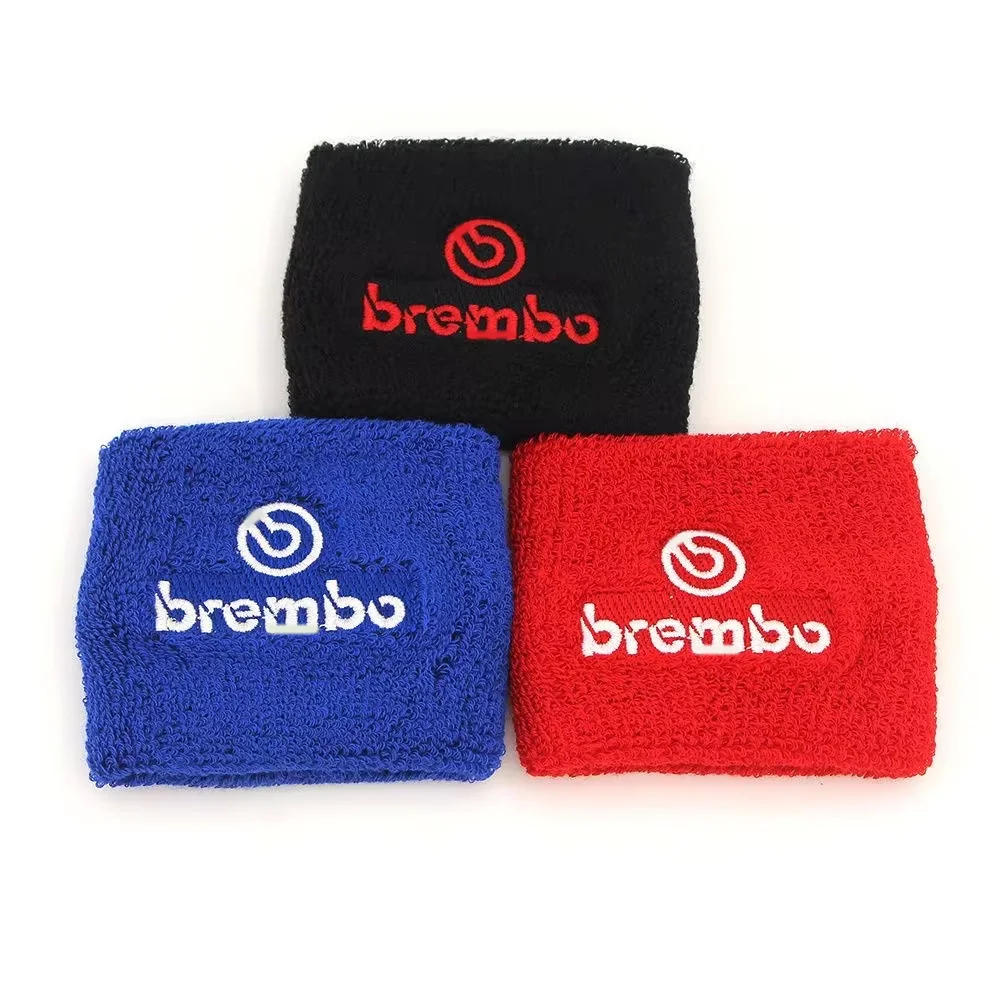 For Kawasaki Suzuki brembo Universal Blackbluered motorcycle Car Styling Reservoir Brake Clutch Oil Tank Cover Cap Sock