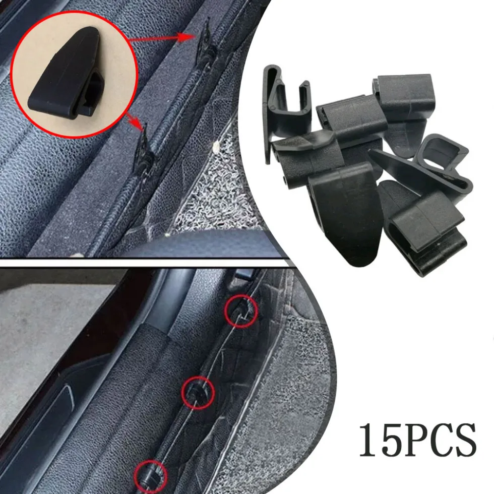 

15Pcs Auto Carpet Fixing Clip Parts Car Interior Clamps Tools Floor Mats Universal Anti-Slip Clip Car Interior Accessories