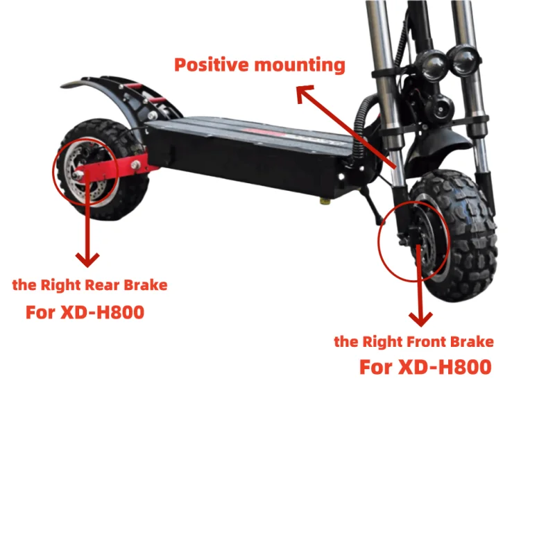 XOD Elektrofahrrad-Roller-Bremsen, wasserdicht, 2-polig, XD-H800/XD-H880, Abschaltung der Bremse für KuKirin G2, G2MAX, G3PRO, G4, M4, G5 – Detail 8