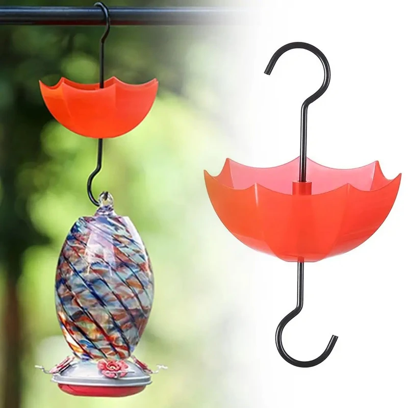 خطاف مصيدة طائر الطنان متعددة الوظائف ، رف تخزين خارجي ، خندق النمل وحارس النمل للمغذيات بالخارج