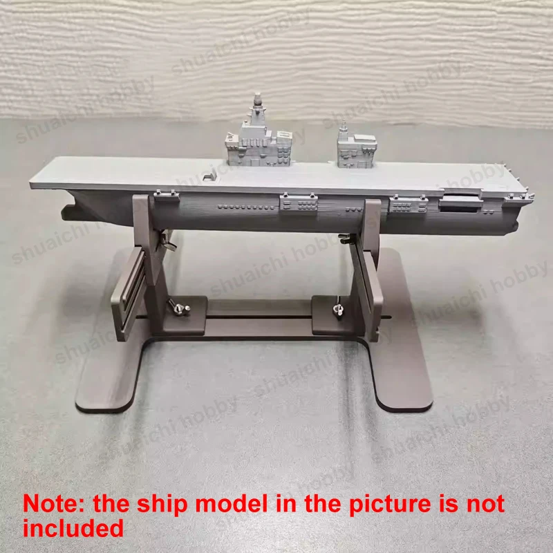 1Set Adjustable Fixing Support Universal Painting Aging Stand Display Bracket Base 22x15cm for 1-20cm Wide Static Ship Models
