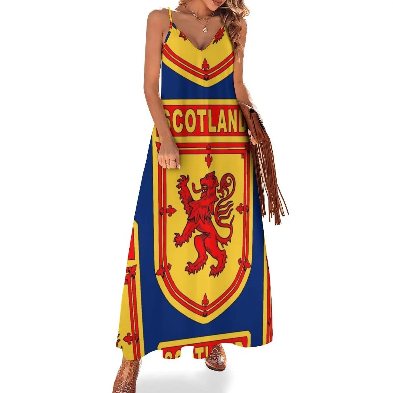

SCOTLAND SHIELD Sleeveless Dress dress for woman dresses for womens Dress