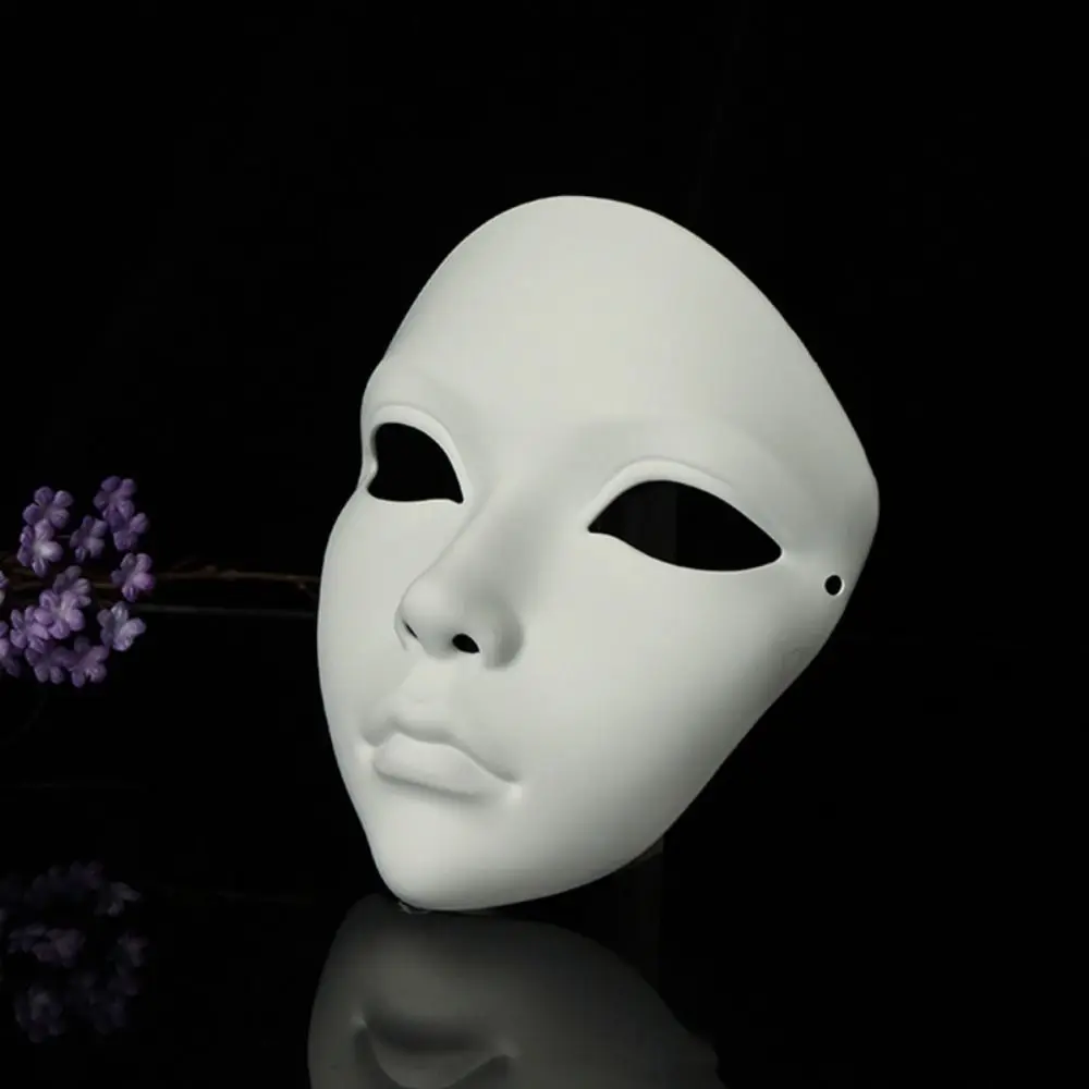 Party Supplies Full Face Cosplay Geisha Mask Dress Up Flower Hanfu Cosplay Mask Masquerade Funny Japanese Mask Toy Gift 5