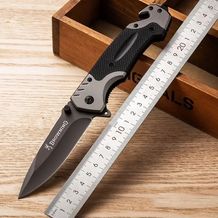 Camping survival high hardness Swiss multifunctional military knife outdoor Portable Self-defense hunting folding knife