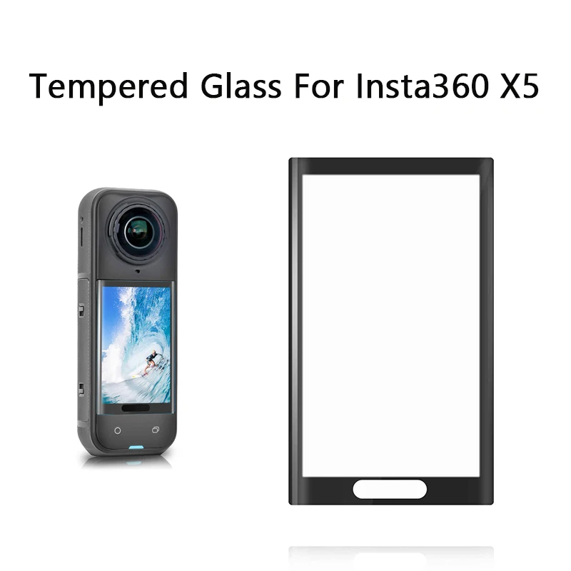 Screen Glass Protective Film For Insta360 X5 Screen Protector Tempered Glass Film Protective For Insta 360 X5 Camera Accessoy