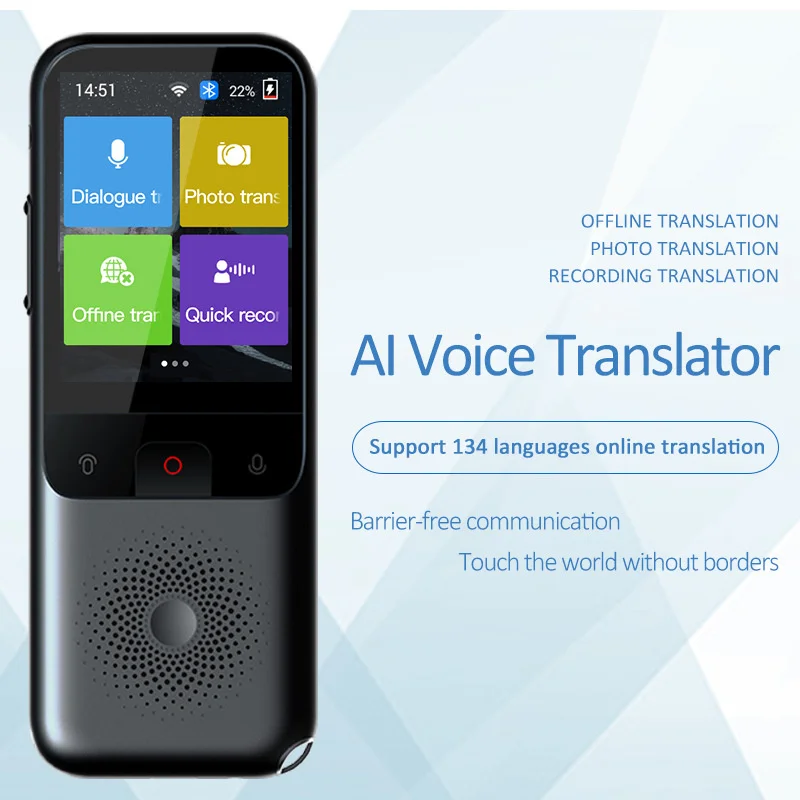 Translation Machine Device T11 Real-Time Smart Voice Photo Translator 134 Languages Tradutor Portable Text Translate