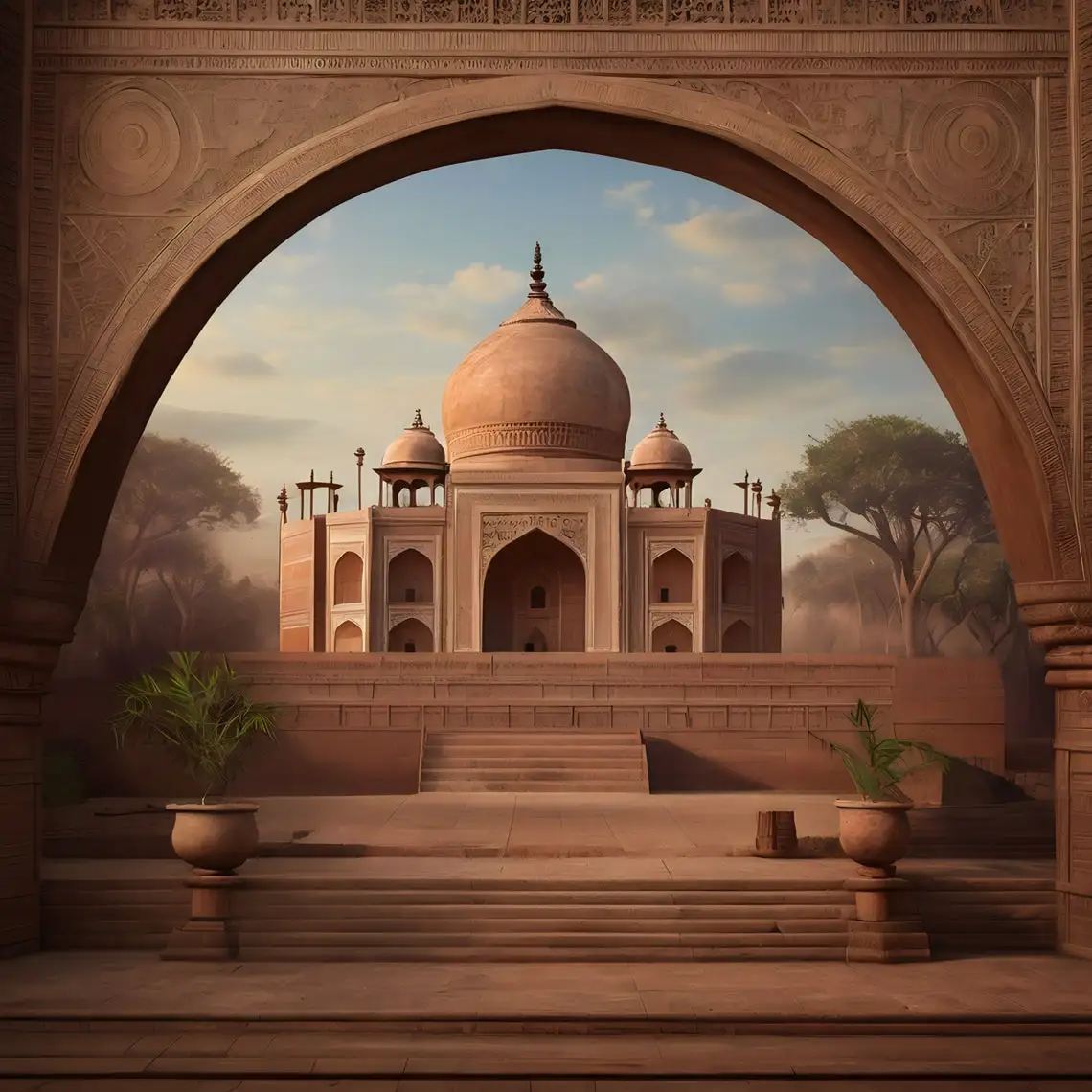 

Johnson India palace catacombs taj mahal backdrops High quality computer print scenic Photography Studio Backgrounds