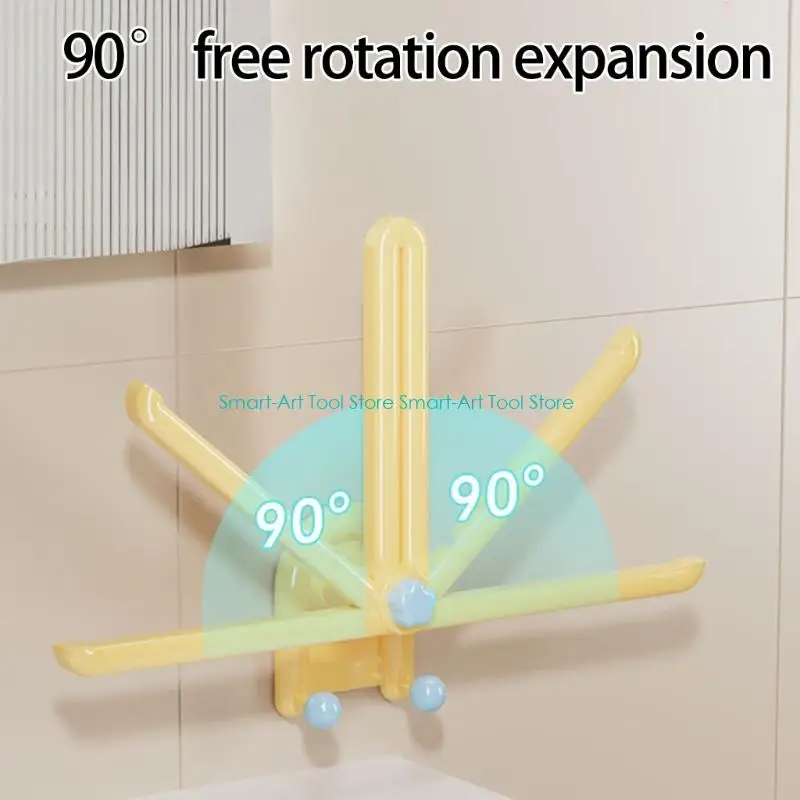 E1PB Vertical Hair Accessory Organiser With Space Efficient L Structure Hairband Rack