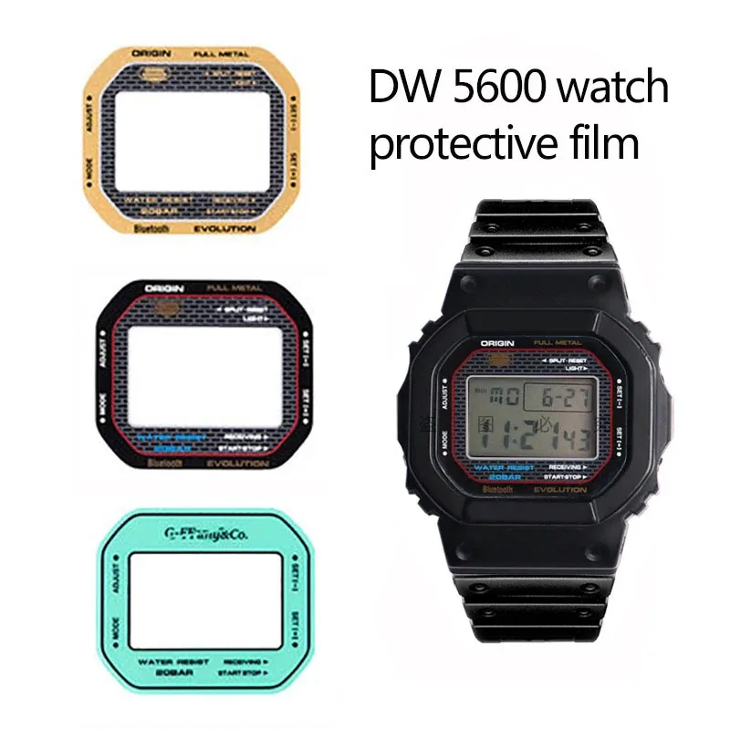 

DW5600 Watch Mirror Protective Film For Casio Small Squar Tempered Film 3229 DW-5600 GW-B5600 DW-5635 Modified Screen Protector