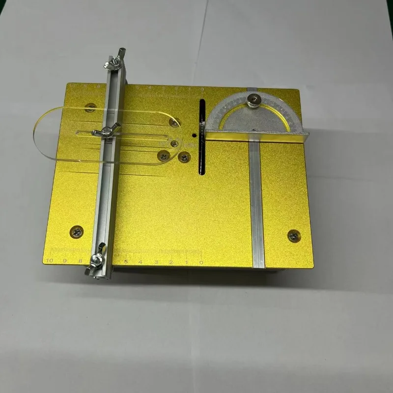 Lifting Micro Table Saw Portable Electric Cutting Machine Multifunctional Mini Sliding Saw