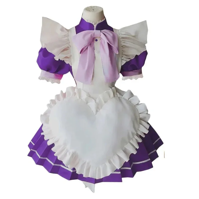 

Customized Fujiwara Zakuro Maid Dress Elegant Lovely Uniform Cosplay Costume Party Outfit Women