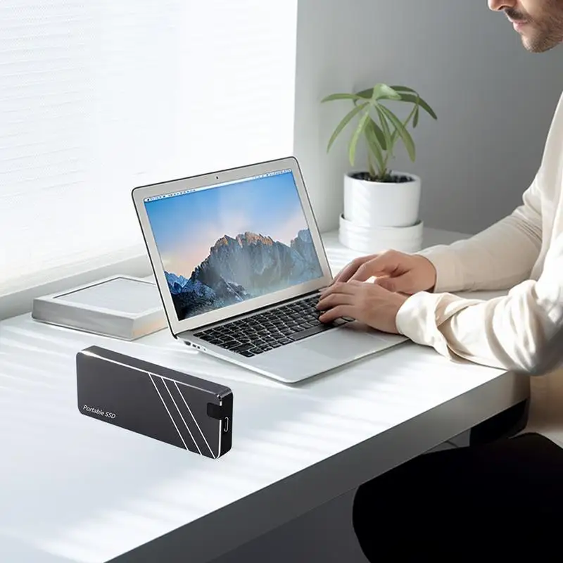 محرك الأقراص الصلبة الخارجي عالي السرعة 1 تيرابايت SSD USB 3.1 محرك الحالة الصلبة جهاز تخزين كبير للكمبيوتر الشخصي وسطح المكتب والكمبيوتر المحمول والهواتف