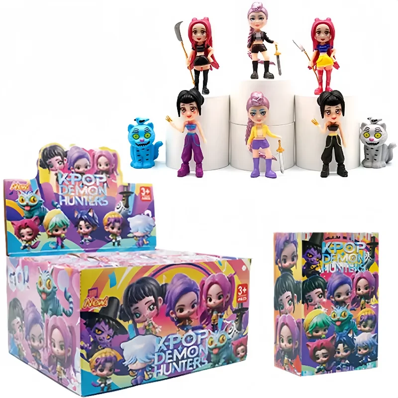 

NEW Anime KPop Demon Hunters Doll Vinyl Toy Rumi Mira zoi Character vinyl mask figurine Birthday Gift Fan Club Gifts