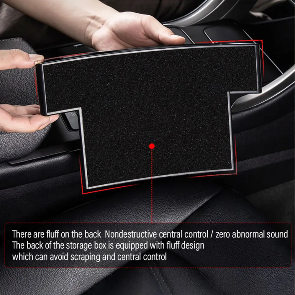 1pcs Car Seat Gap Storage Box Auto Storage Accessories For Mercedes Benz  X156 W204 W205 W203 W211 W212 W169 GLC CLK A180 W177