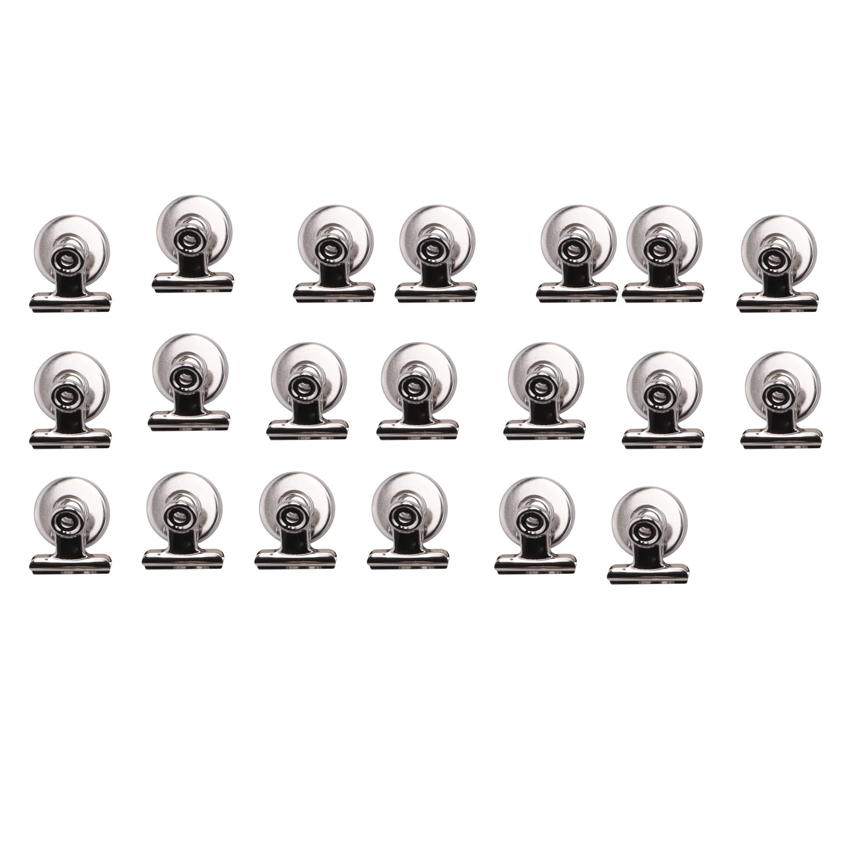 Professional 20 Pack Magnetic Clips,Scratch-Free Refrigerator Strong Magnet Clips,Binder Clips Paper Clamps,Whiteboard Magnets C