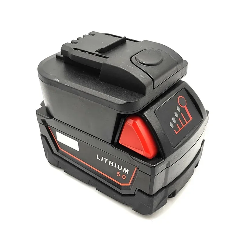 For Milwaukee 18V Lithium Batteries Converter for Worx Orange Small Foot Power Tools WA3550 MWB18OWL Battery Adapter Converter