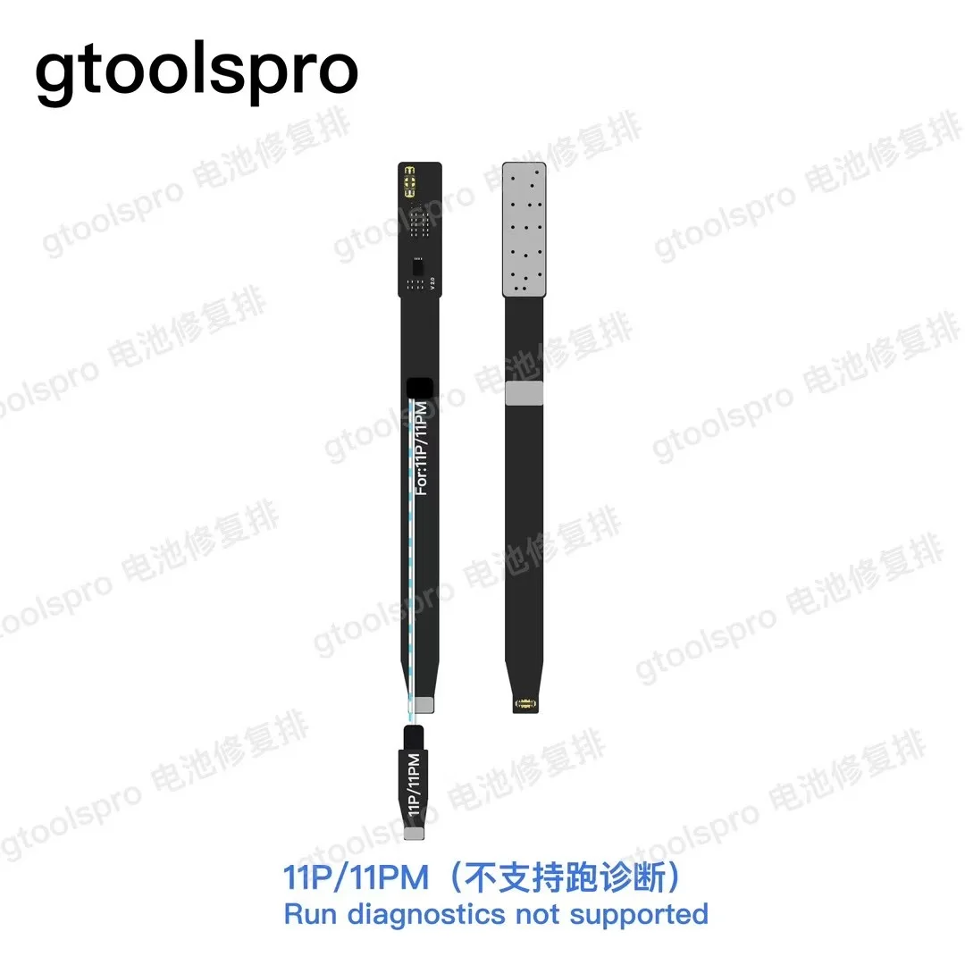 1/5Pcs gtoolspro battery repair flex cable recyclable Quickly change the battery health to 100% for iphone 11/12/13/14/15 series