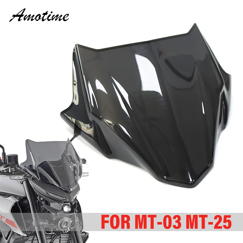 

Motorcycle Sports Touring Windshield Windscreen Extention Kit Wind Deflector For YAMAHA MT-03 MT03 2020-2024 MT 03 MT25 MT-25