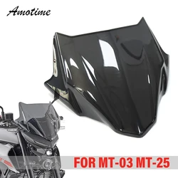 Motorcycle Sports Touring Windshield Windscreen Extention Kit Wind Deflector For YAMAHA MT-03 MT03 2020-2024 MT 03 MT25 MT-25