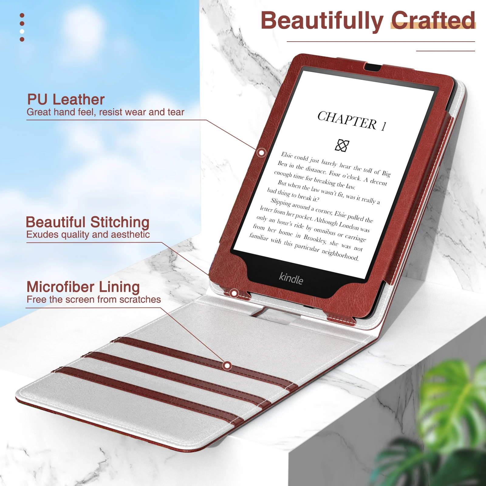 Ốp Lưng Dành Cho 6.8 "Máy Đọc Sách Kindle Paperwhite 11th Thế Hệ 2021 Và Máy Đọc Sách Kindle Paperwhite Chữ Ký Phiên Bản Cao Cấp Đứng Flip Cover