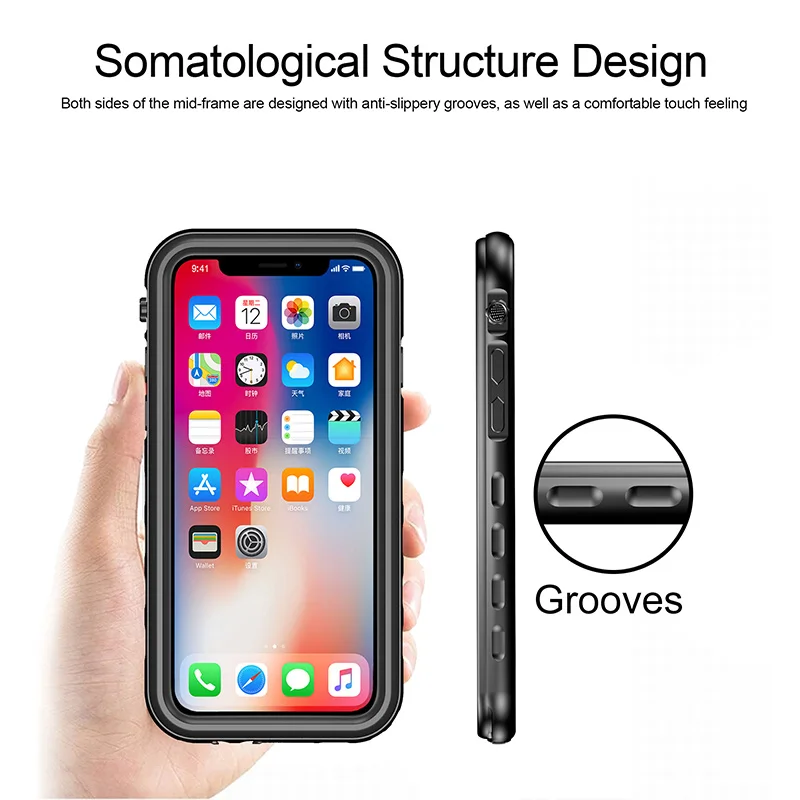 IP68 wodoodporne etui do iPhone 6 6S 7 8 SE 2022 odporne na wstrząsy 360 pełne etui do nurkowania pod wodą dla iPhone X XS XR XS Max