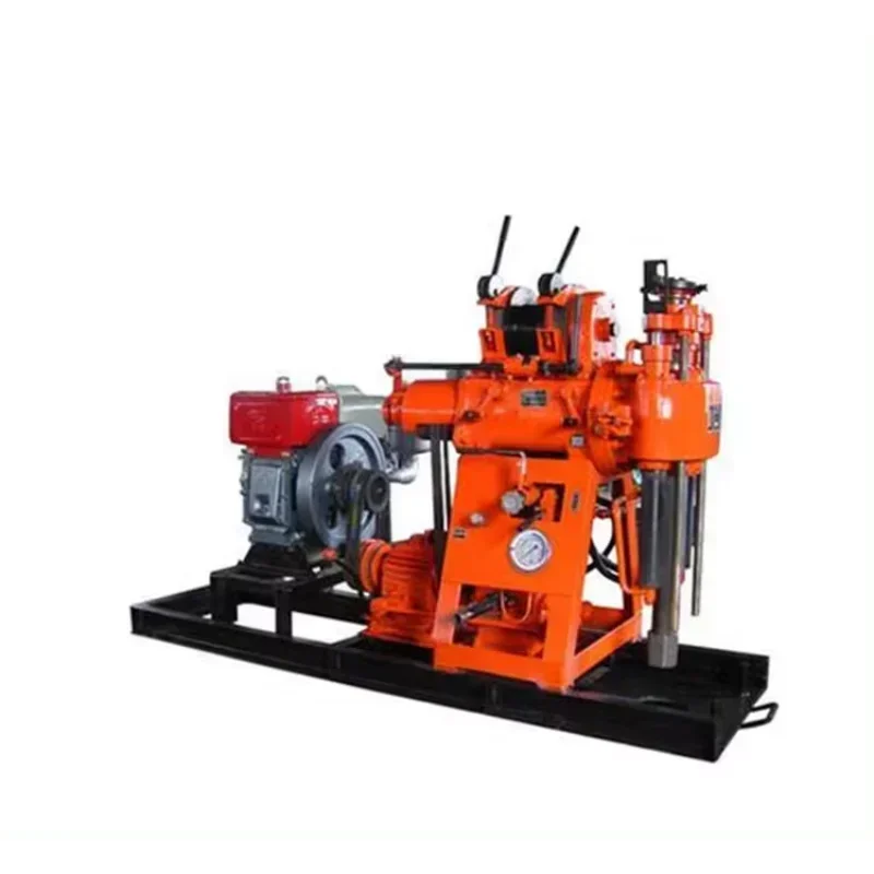 100m Diesel Engine Core Drilling Rig Machine Geological Exploration Sample Drilling Rig Good Quality Drill Rig Machinery for US