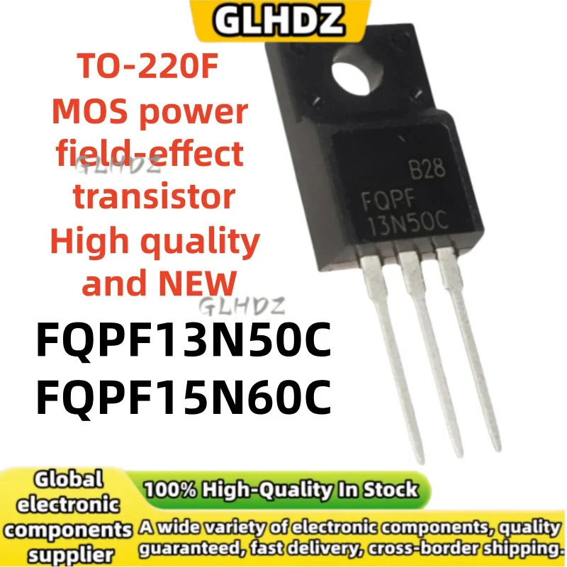 10Pcs-30Pcs FQPF13N50C FQPF15N60C 13N50C 15N60C TO-220F MOS power field-effect transistor NEW in stock
