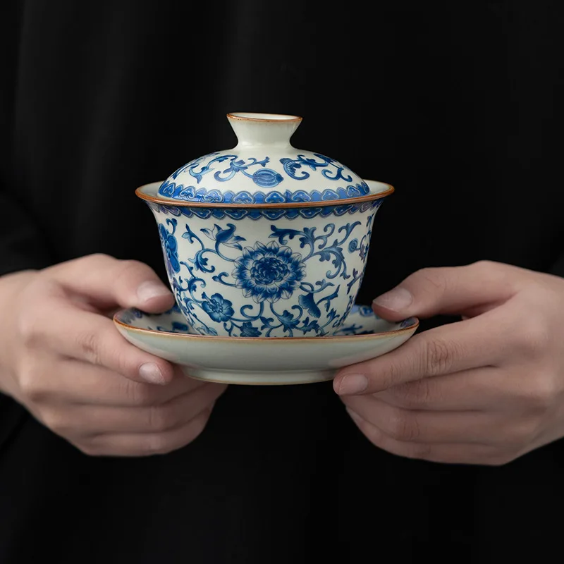 Traditional Portable Tea Set Ceremony Matcha Chinese Gongfu Teapot Tea Set Infuser Mate Cup Tetera Porcelana Tea Set Full - view 4