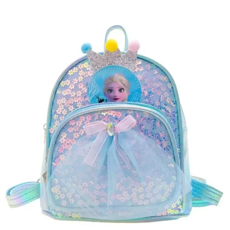 

Disney Frozen Elsa Girl Shoulder Bag handbag Schoolbag 1-3 years Cute Cartoon Girl Kindergarten Children Backpack