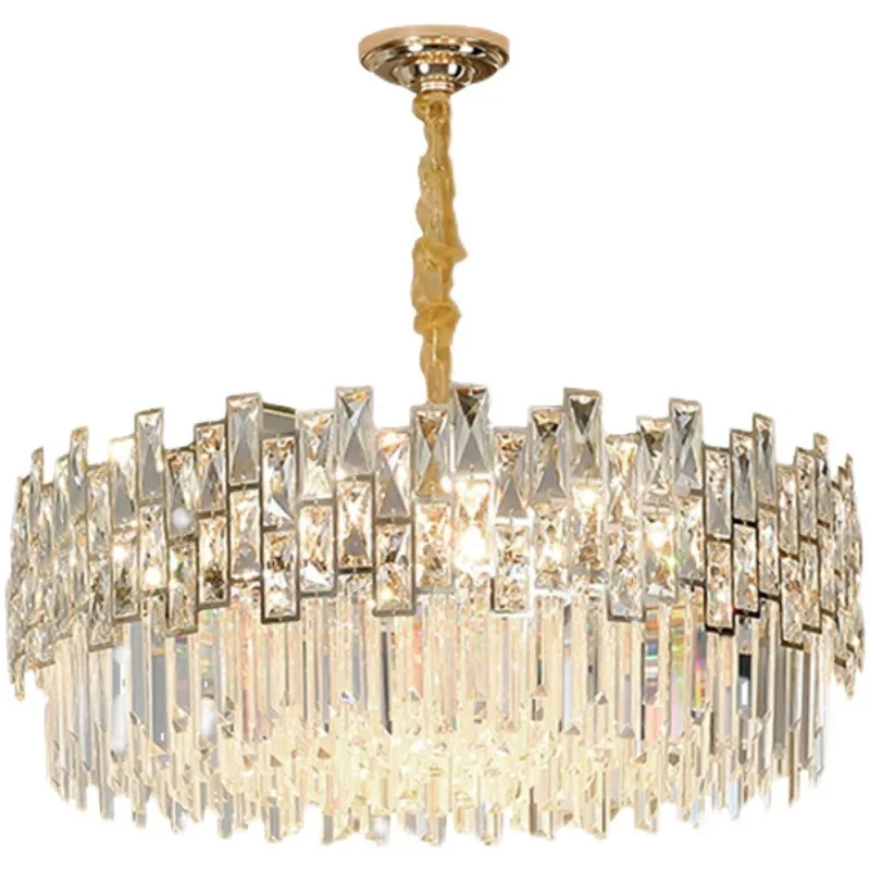 

Postmodern light luxury crystal chandelier living room high-end bedroom dining room personalized creativity