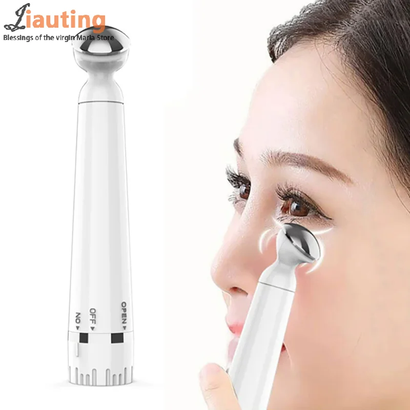 جهاز تدليك كهربائي صغير محمول باليد يعمل بالاهتزاز والوجه ومضاد للشيخوخة والتجاعيد والهالات السوداء قلم إزالة أدوات العناية بالبشرة التجميلية #4