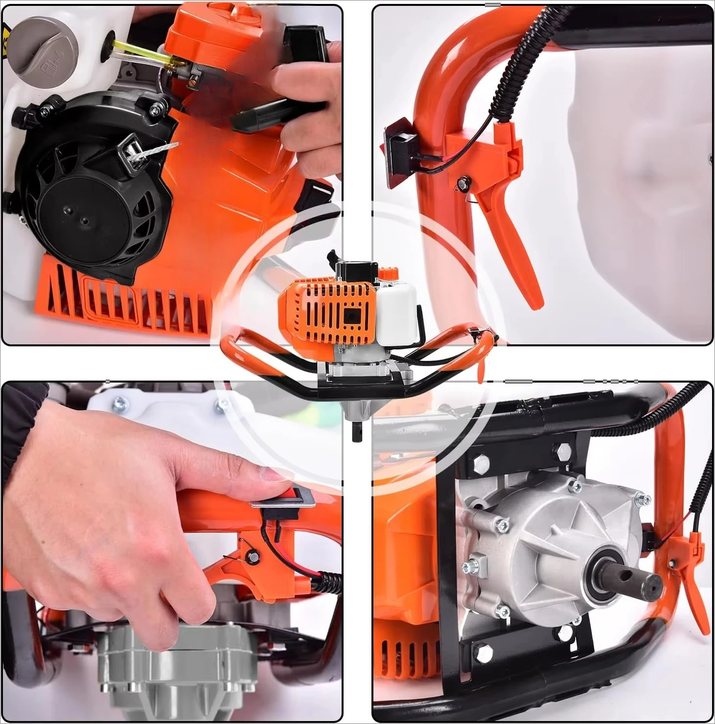Ground drilling machine, multi-functional ground drilling