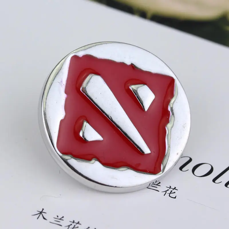 Gioco Dota 2 Badge Pin s accessori Cute Dota2 Sign spilla zaino borsa bottone spille Unisex Denim Jewelry Friend Gift