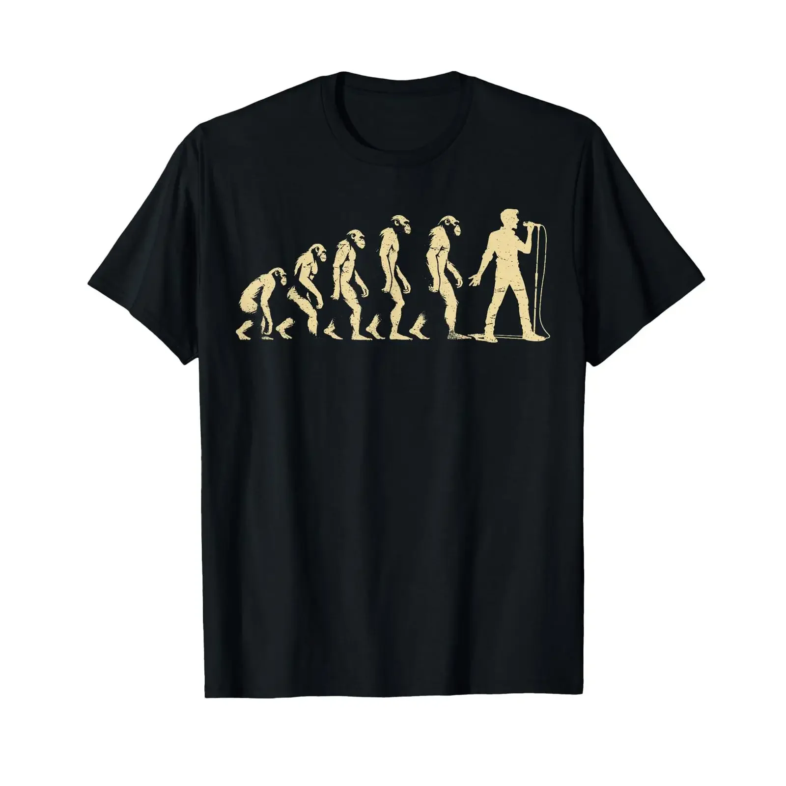 T-shirt Singer Evolution Singen Band Rehearsal Opera noir, taille S, vintage, délavé, pour usage quotidien, graphique, unisexe, mode.